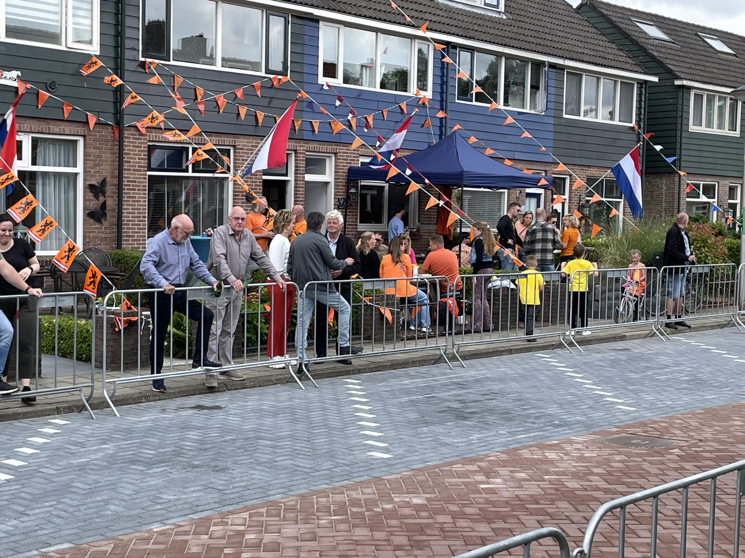 Publiek bij Wielerdag Zoeterwoude